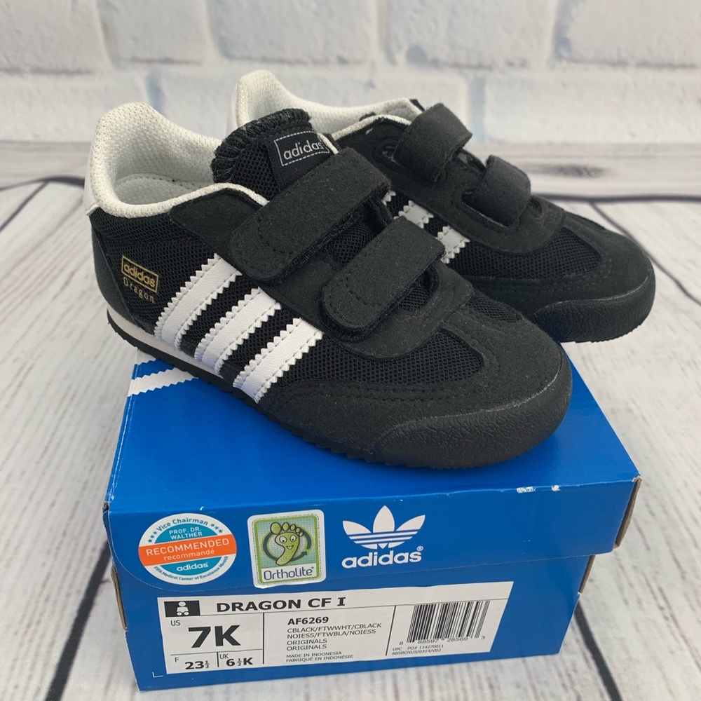Adidas dragon black and white
